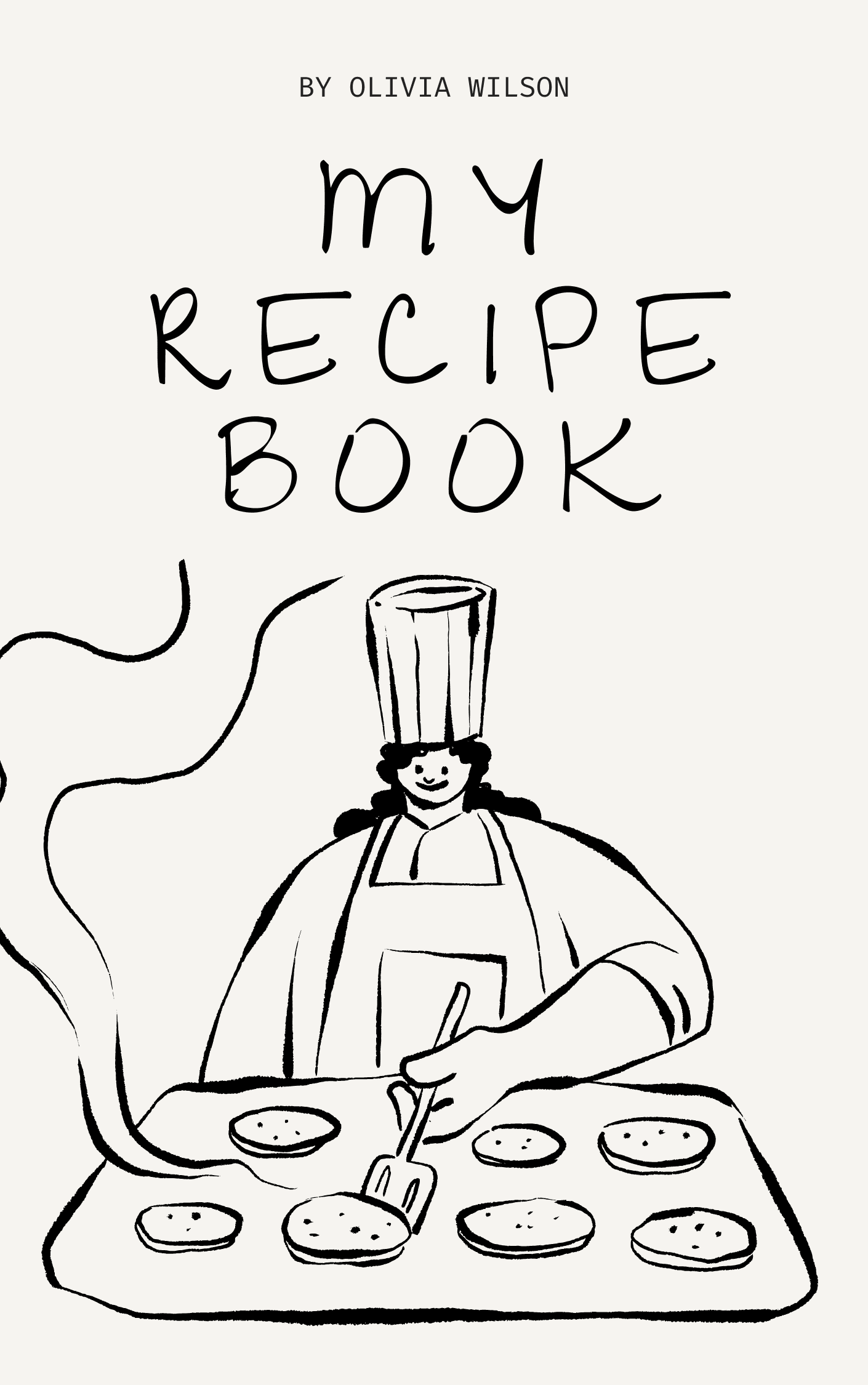 Plantilla de portada para el libro